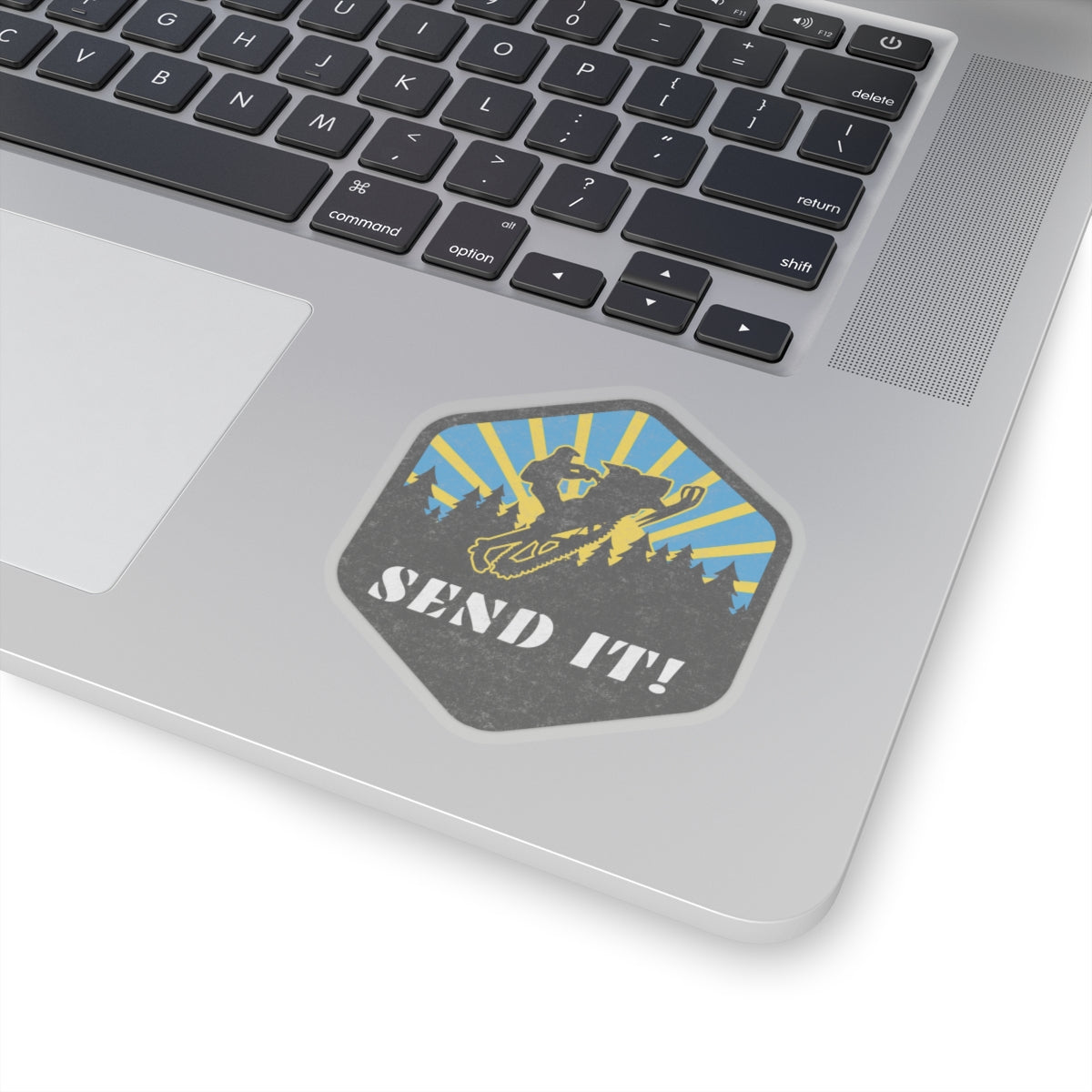 Snowmobile Send it Kiss-Cut Stickers