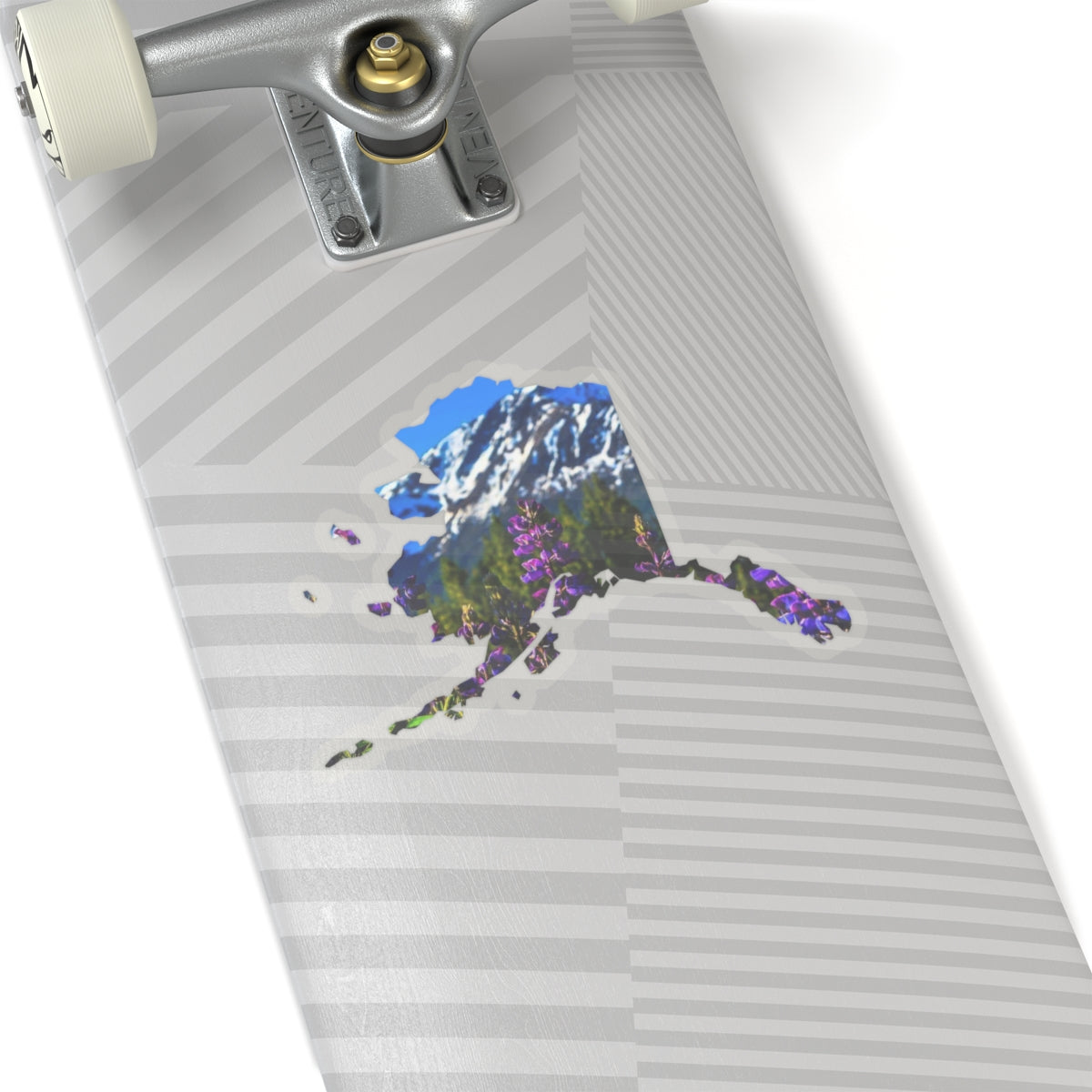 Alaska with Fireweed Kiss-Cut Stickers