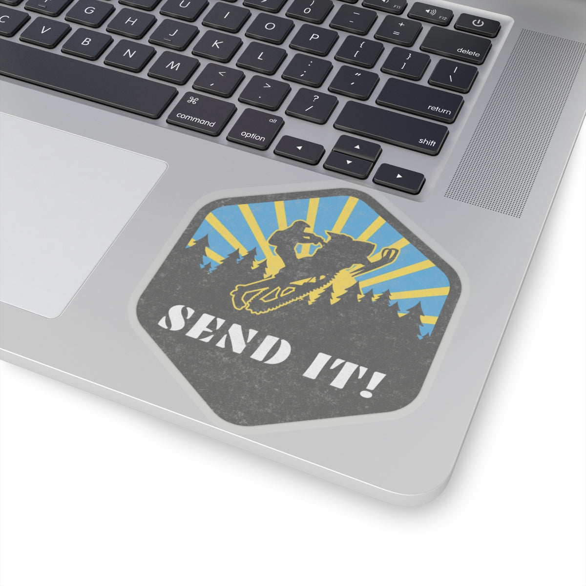 Snowmobile Send it Kiss-Cut Stickers