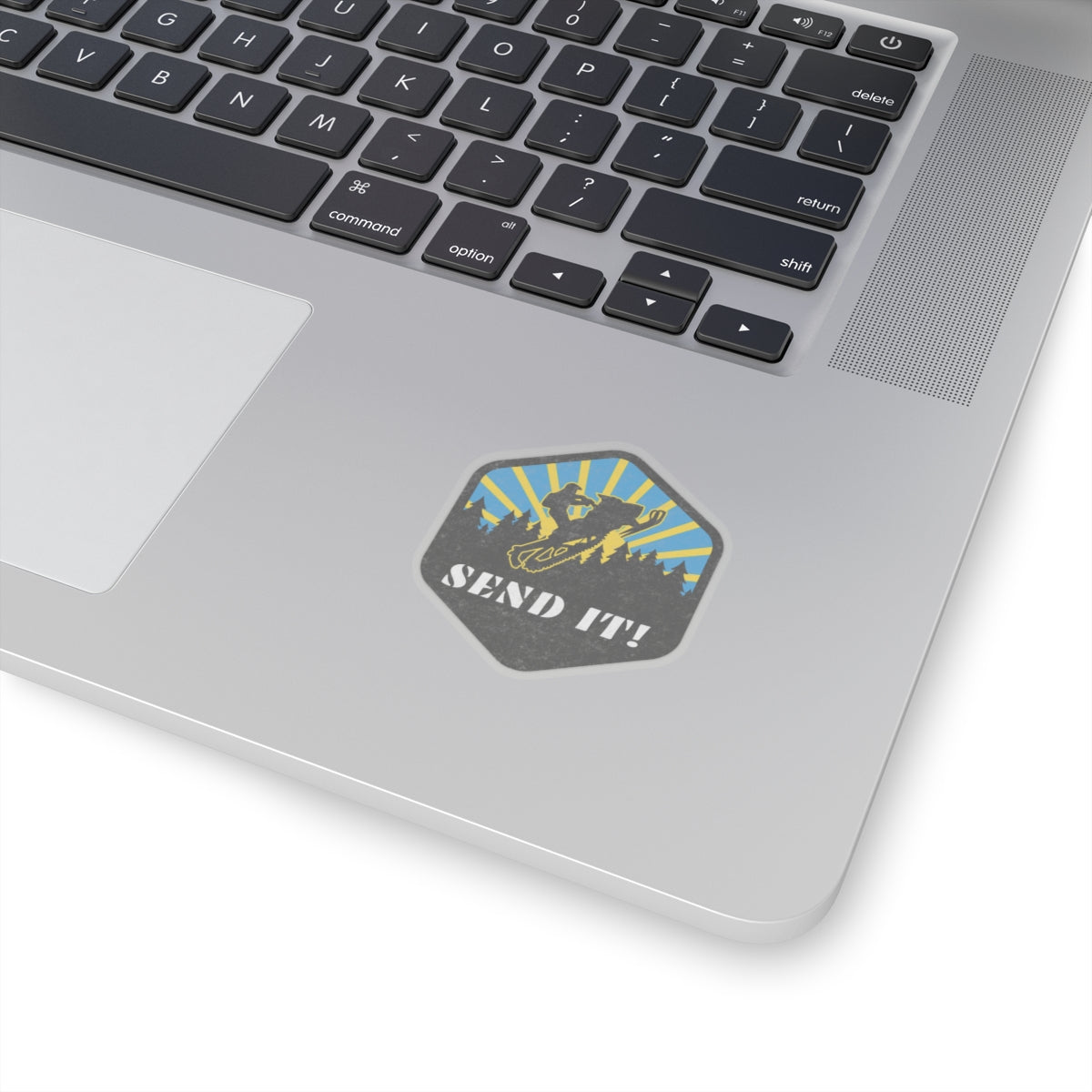Snowmobile Send it Kiss-Cut Stickers